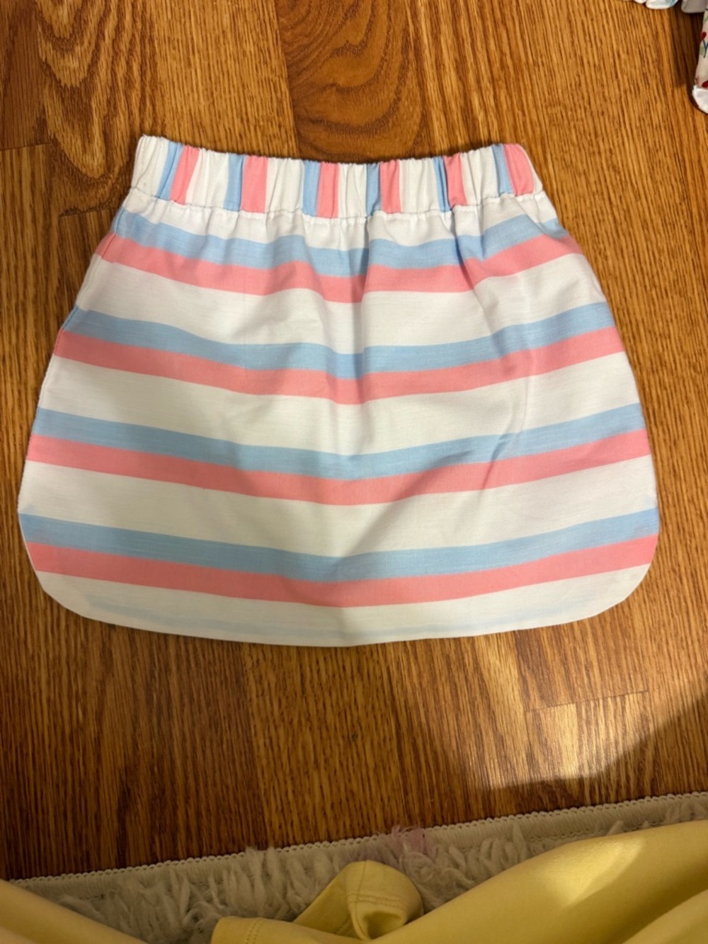 The Beaufort Bonnet Company Pink, Blue & White Striped Girls Skirt